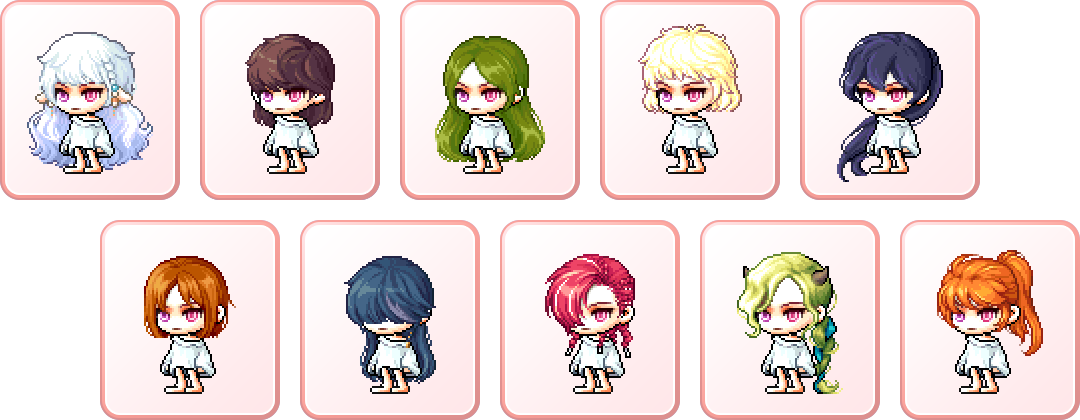 Female All-Star Hairstyles MapleStory Black Friday 2025