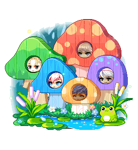 蘑菇家庭合影区座椅 4月1日 商城更新 冒险岛