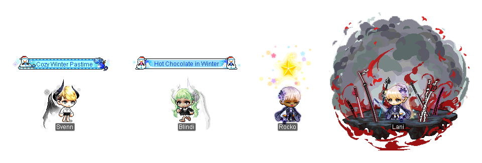 Winter Atelier Title Selector I'm the Star! Effect Last Standing Effect Ring Ethereal Atelier MapleStory Black Friday 2025