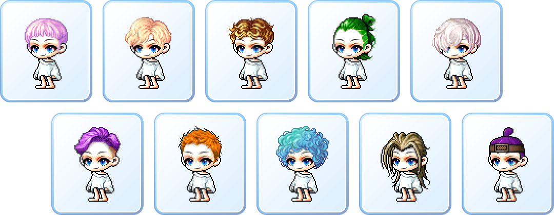 冒险岛 11月12日 男性可选发型