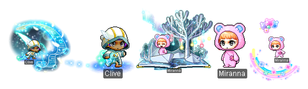Kao Set Dream Bear Set Vanishing Journey Pop-Up Card Chair Ethereal Atelier MapleStory Black Friday 2025