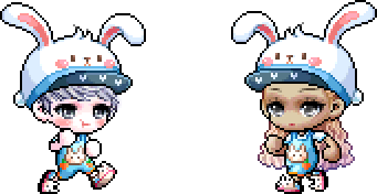 可爱兔女郎永久套装礼包 4月15日商城更新 冒险岛