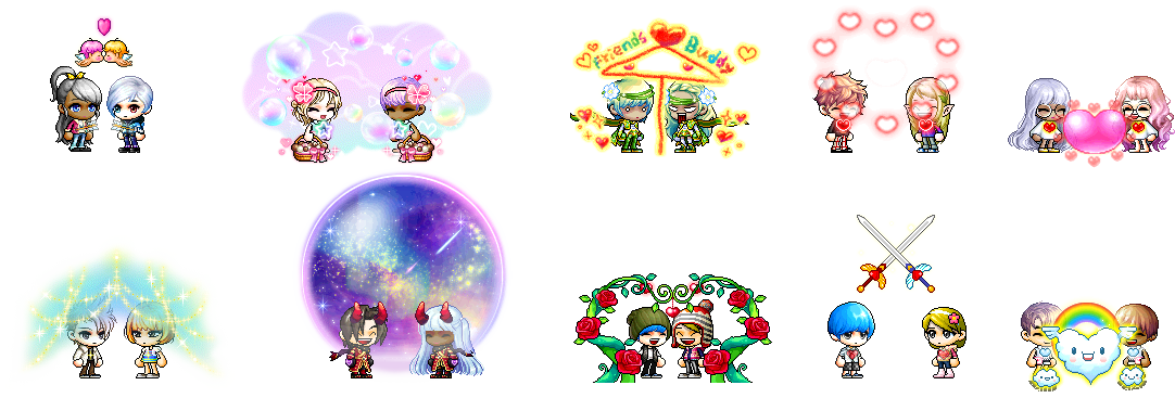 冒险岛2月11日商城更新：永久情侣及友情道具