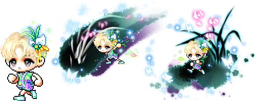 星夜兰花套装 天使生日蜡烛 空灵工房 商城更新 冒险岛