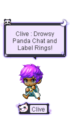 瞌睡熊猫聊天和标签戒指天使生日蜡烛空灵工房商城更新冒险岛