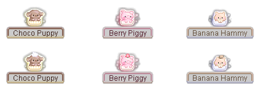 冒险岛9月24日商城更新：动物纸杯蛋糕宠物