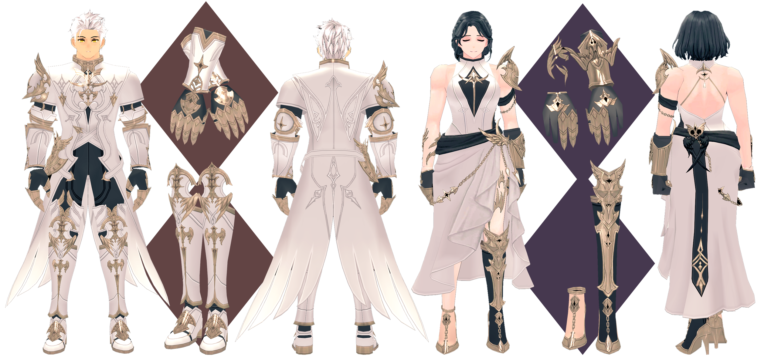 Valkyrie Outfit Collage
