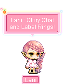 荣耀聊天和标签戒指天使生日蜡烛空灵工房商城更新冒险岛