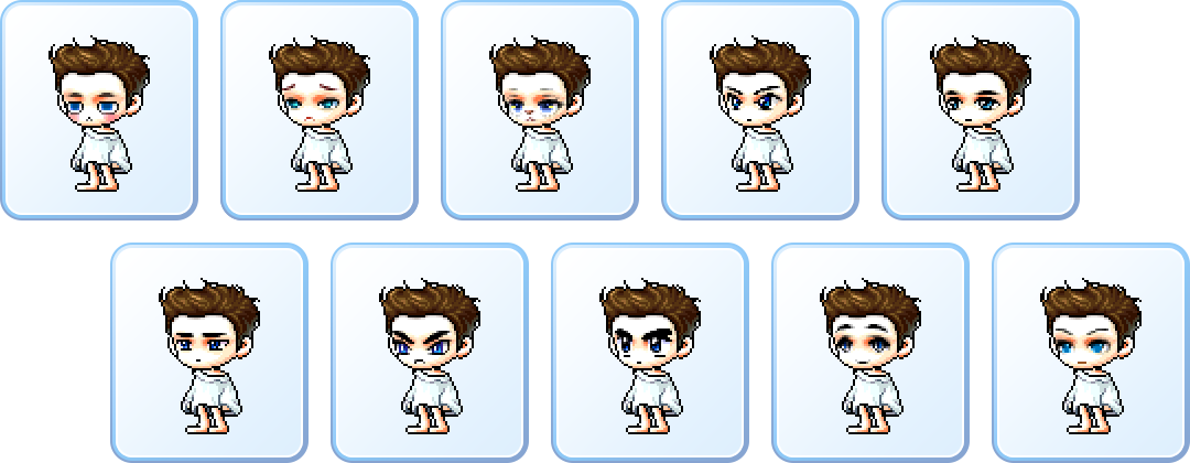 冒险岛 2月18日 男性角色脸型选择