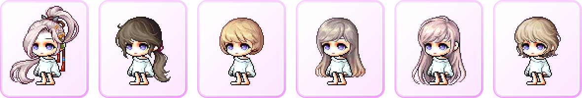 冒险岛系列女性英雄发型