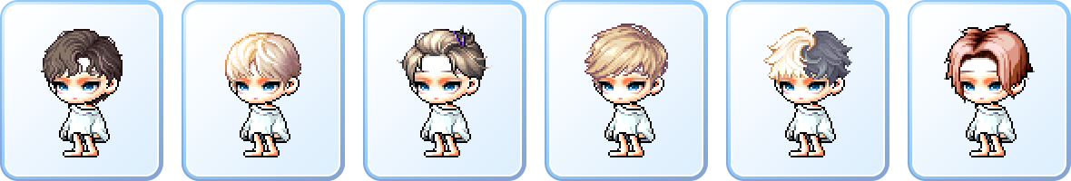 冒险岛2月4日商城更新：男性皇家发型