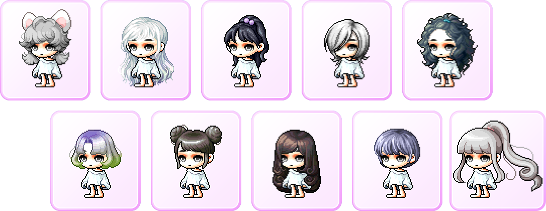 冒险岛4月22日女性可选发型