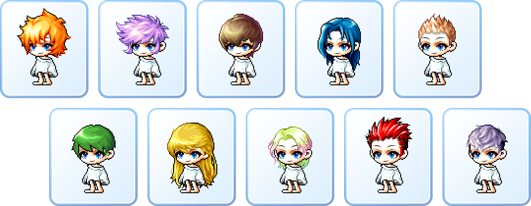 Male All-Star Hairstyles MapleStory Black Friday 2025