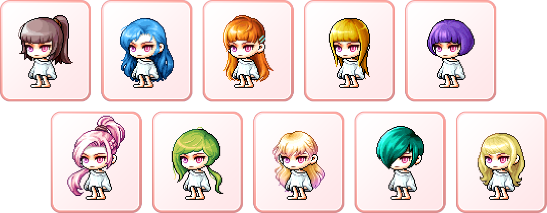 Female All-Star Hairstyles MapleStory Black Friday 2025