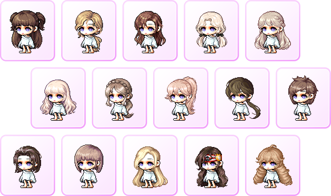 MapleStory Collection 女性探险家发型