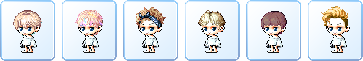 冒险岛2月25日商城更新：男性皇家发型