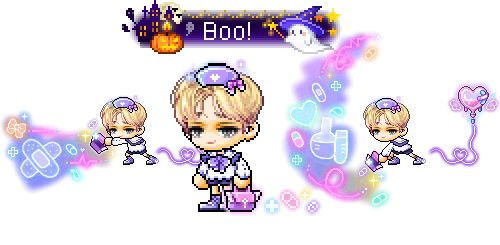 Love on Tap 套装 Ethereal Atelier 南瓜蜡烛 MapleStory