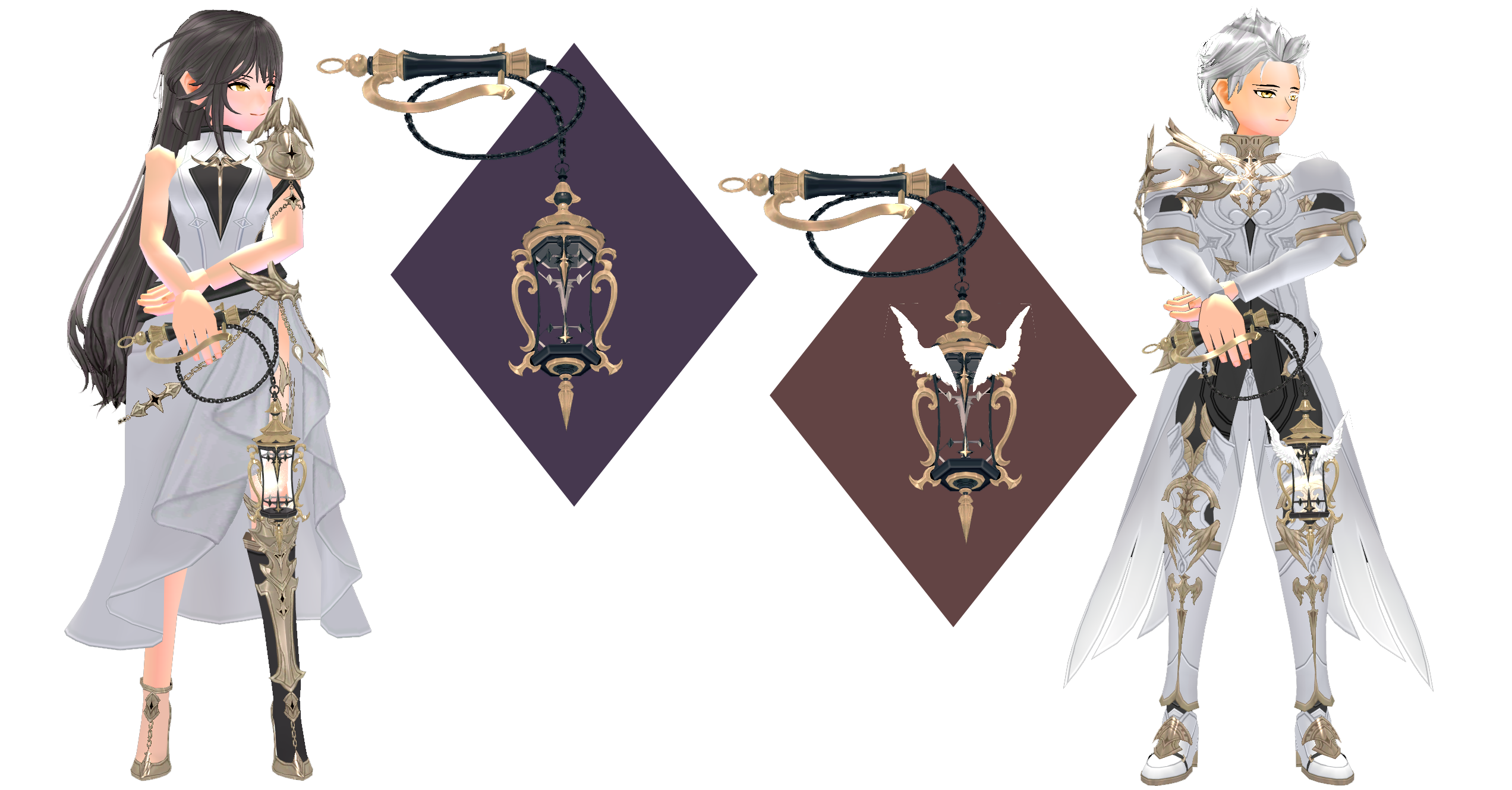 Valkyrie Lantern Collage