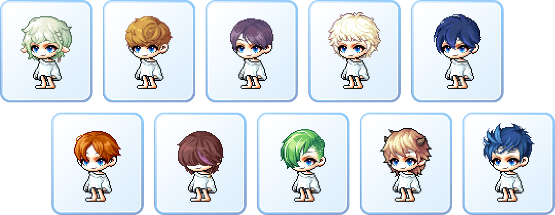 Male All-Star Hairstyles MapleStory Black Friday 2025